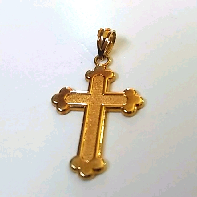 18k Yellow Gold Cross